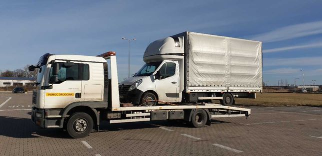 Pomoc Drogowa Laweta osobowe dostawcze ciężarowe 8T Oława DK94