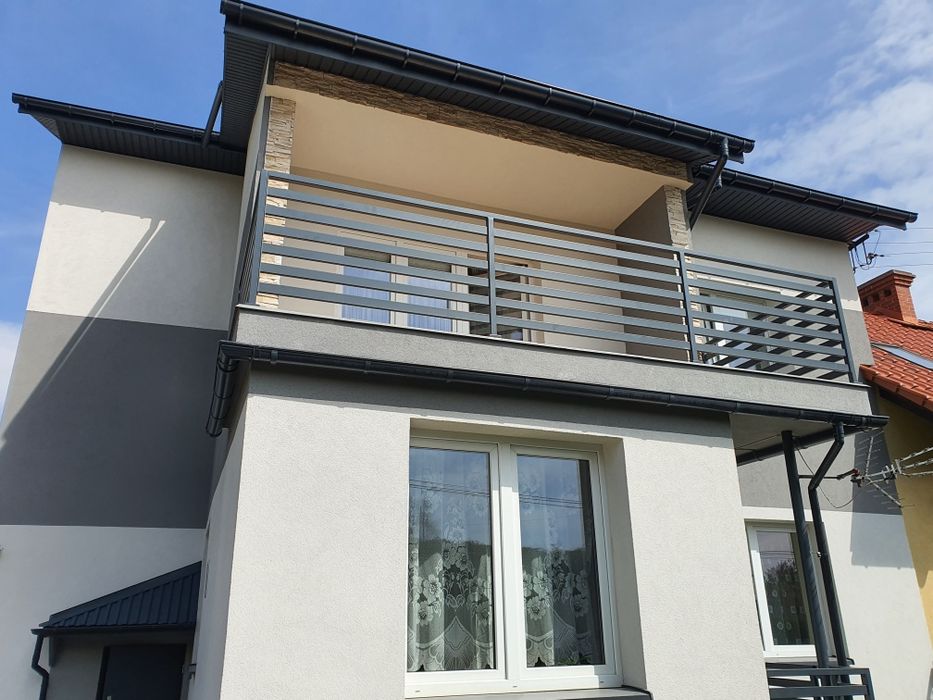 Balustrada pionowa ocynk malowany proszkowo