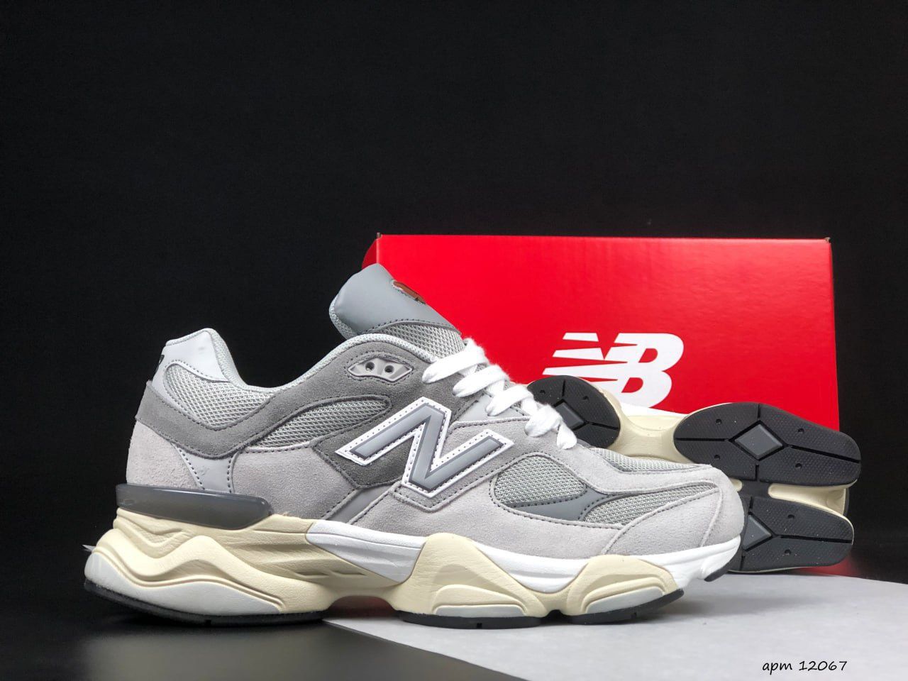 Чоловічі кросівки new balance 9060 чорні сірі бежеві black grey beige