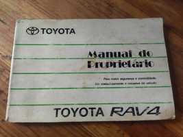 Manual do proprietário Toyota rav4 1994