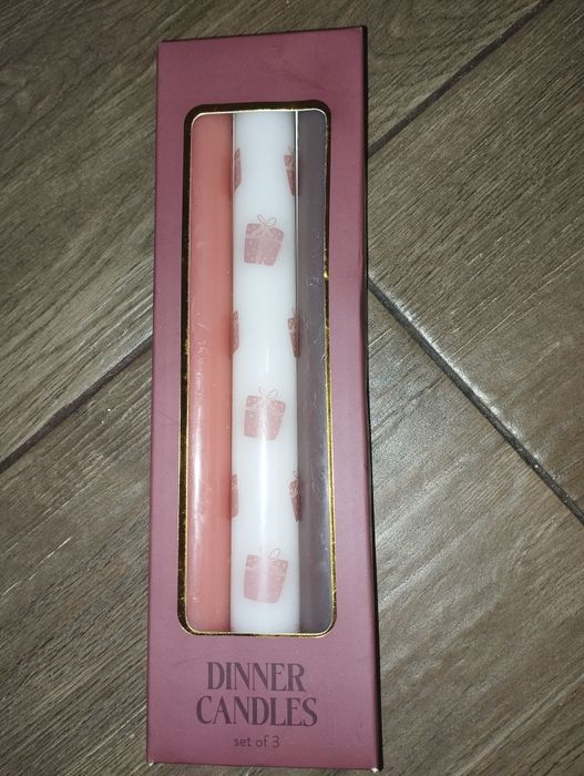 Świece stołowe 3 szt