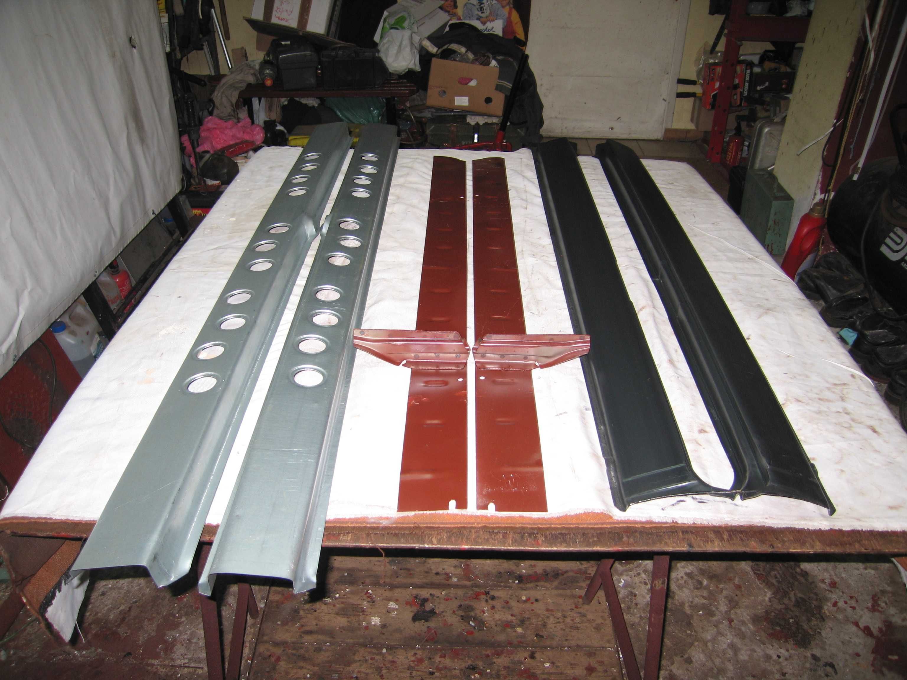 Fiat 125P progi komplet fabryczne