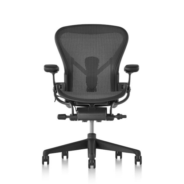 Крісло Herman Miller Aeron B (чорне/сіре)