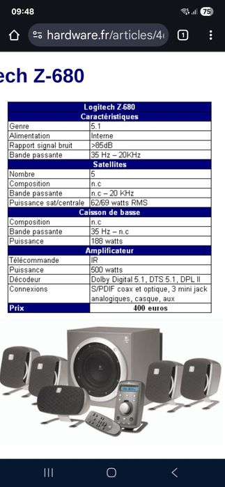Głośniki Logitech THX Z-680