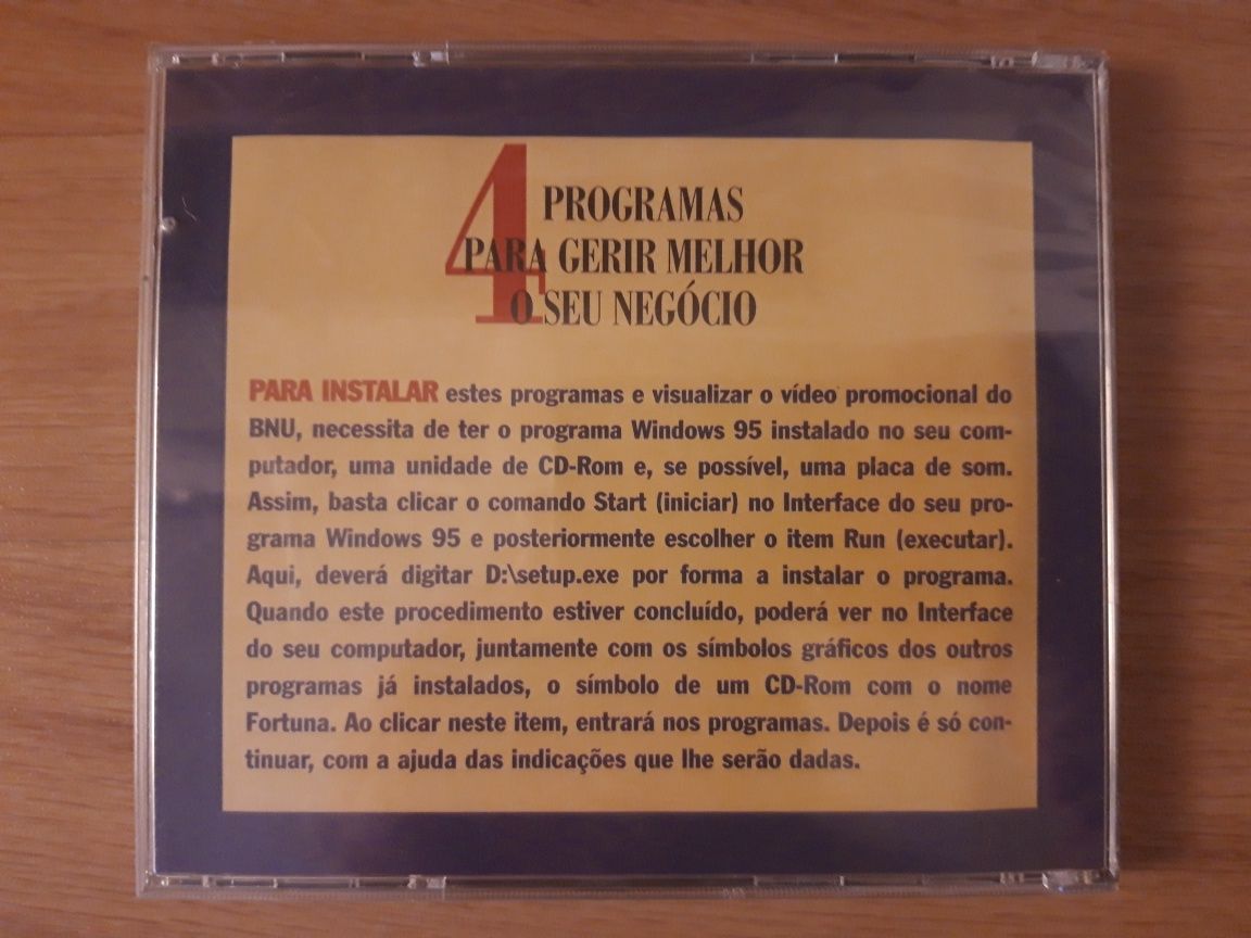 4 Programas para Gerir Melhor o seu Negócio (CD-ROM selado)