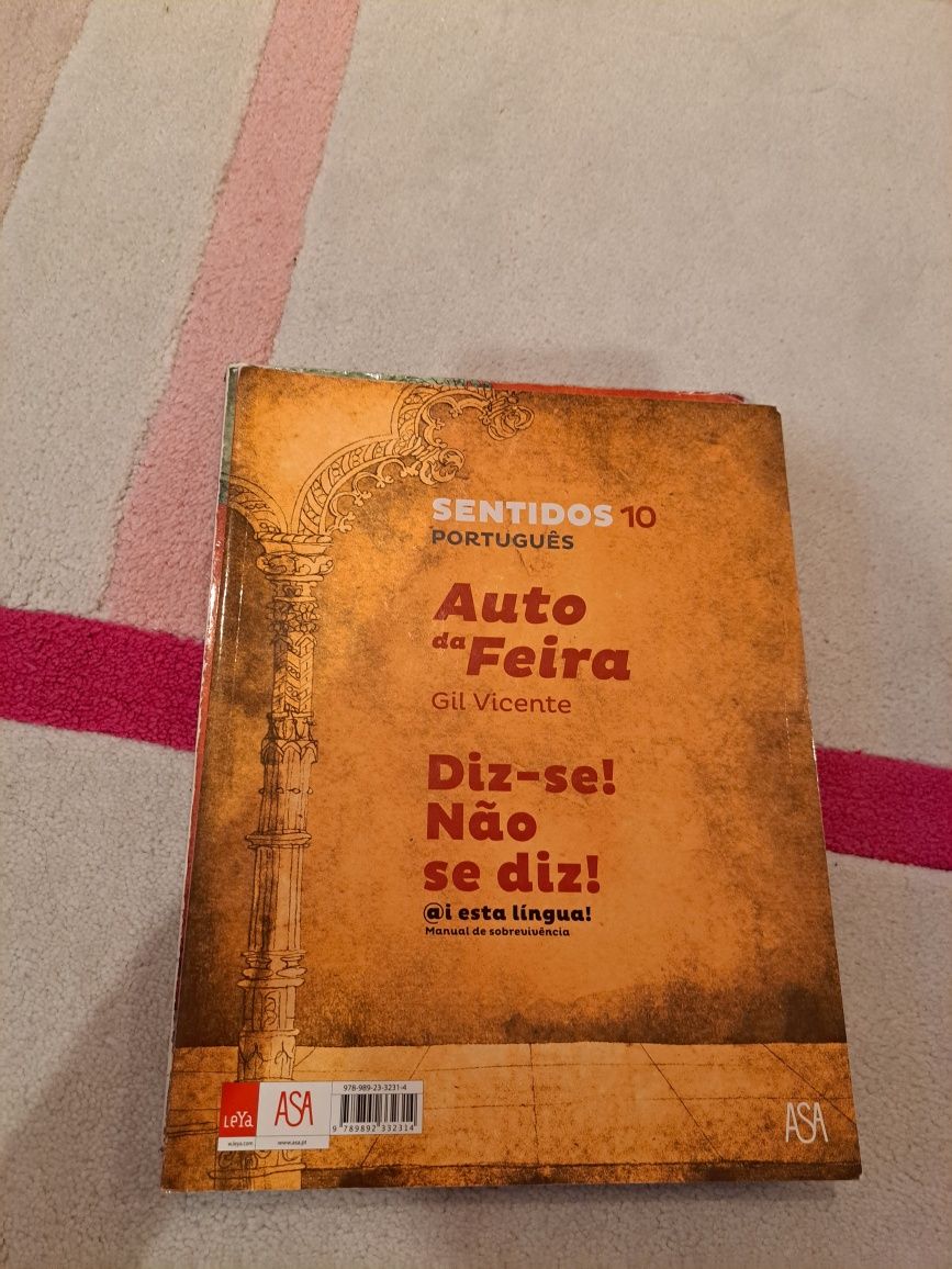 Livro Sentidos 10 ano Português + Caderno Atividade- Bom estado