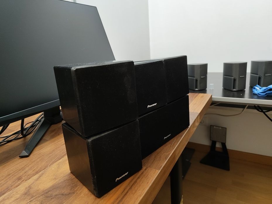 Colunas PIONEER + SUBWOOFER VINTAGE