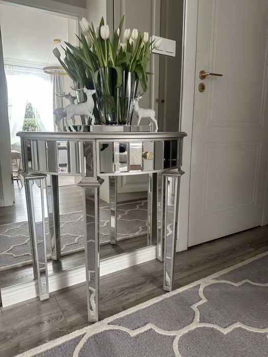 konspola lustrzana polokragła glamour nowoczesna polecam