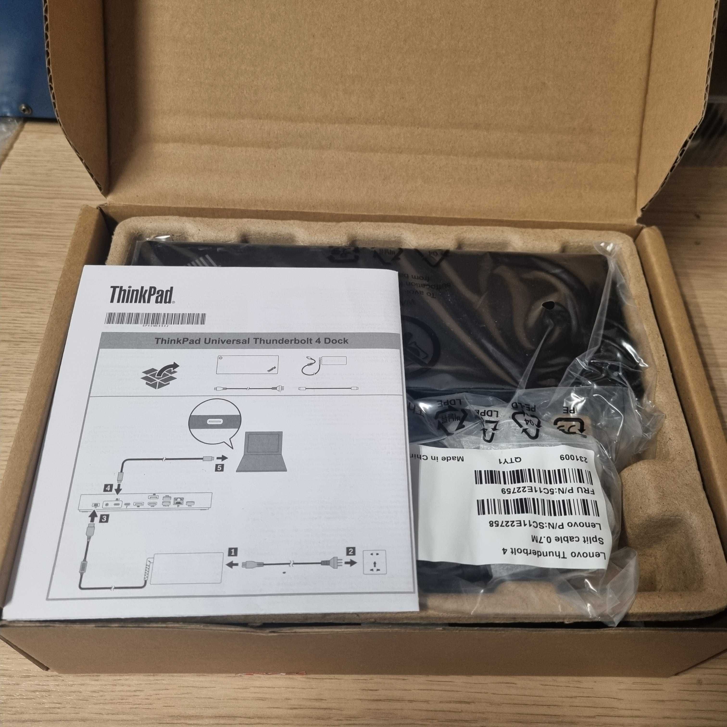Stacja dokująca Lenovo ThinkPad Thunderbolt 4 WorkStation 300W