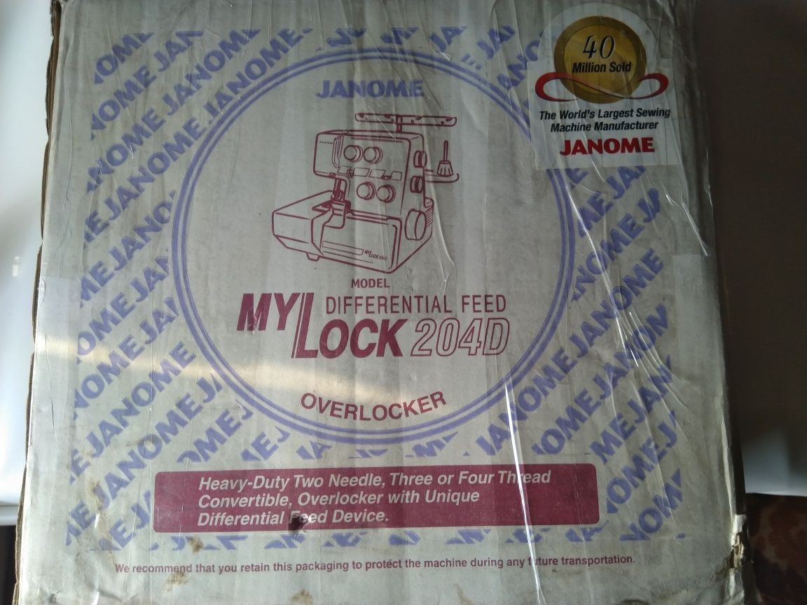 Оверлок Janome mylook 204D