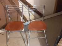 Dwa krzesła składane