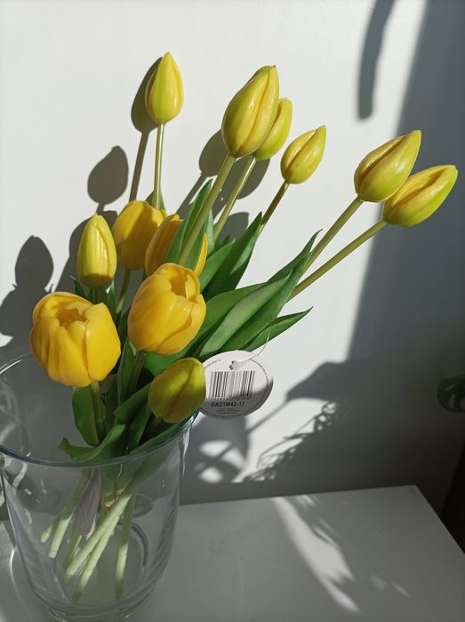 Tulipany silikonowe jak żywe 11szt