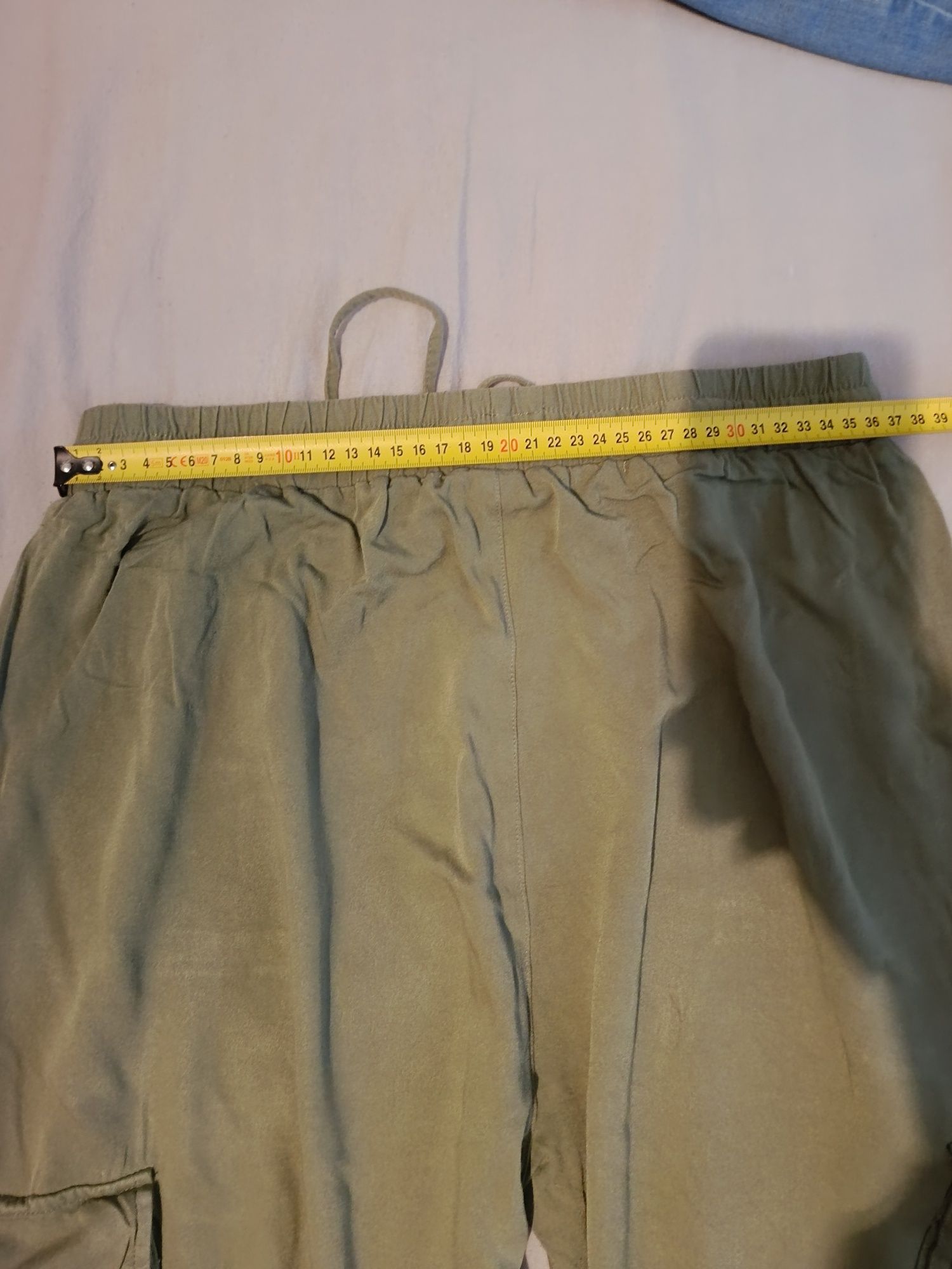 Spodnie Reserved bojówki khaki zielone 40 L