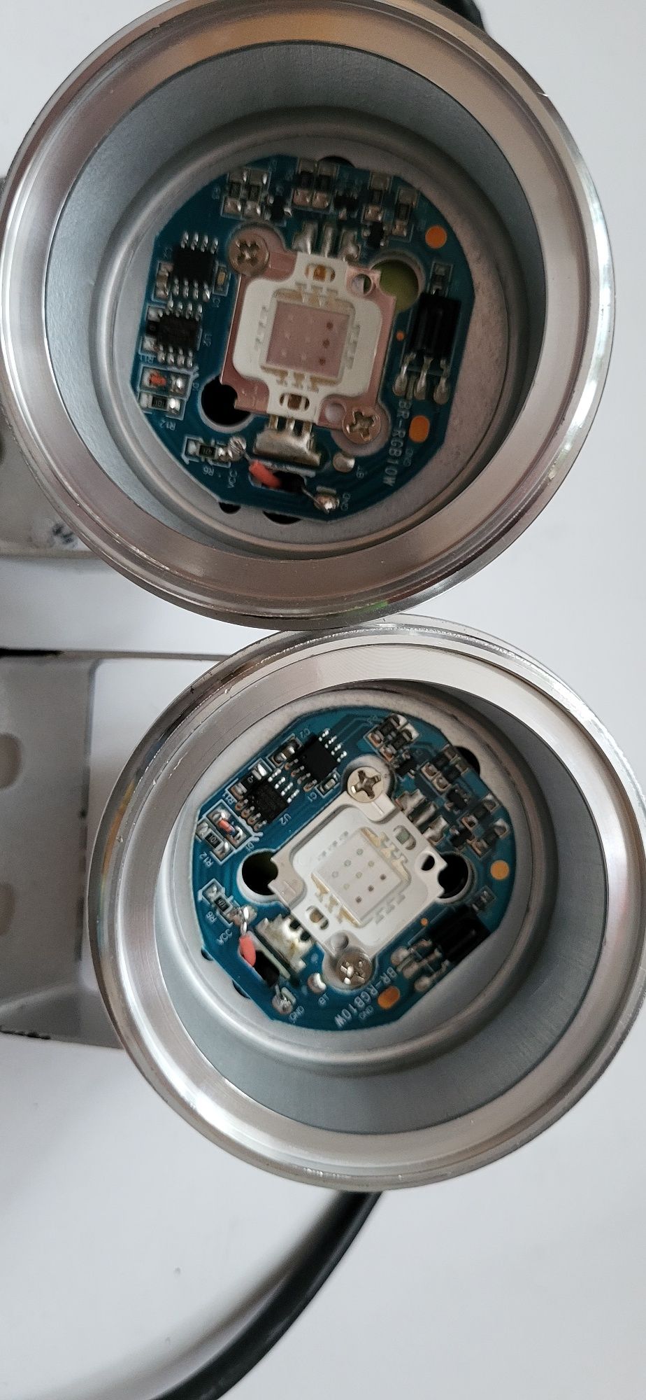 Светодиодный RGB линзовый прожектор 10w с пультом