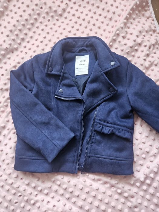 Zamszowa ramoneska r.104 sinsay elegancka kurteczka