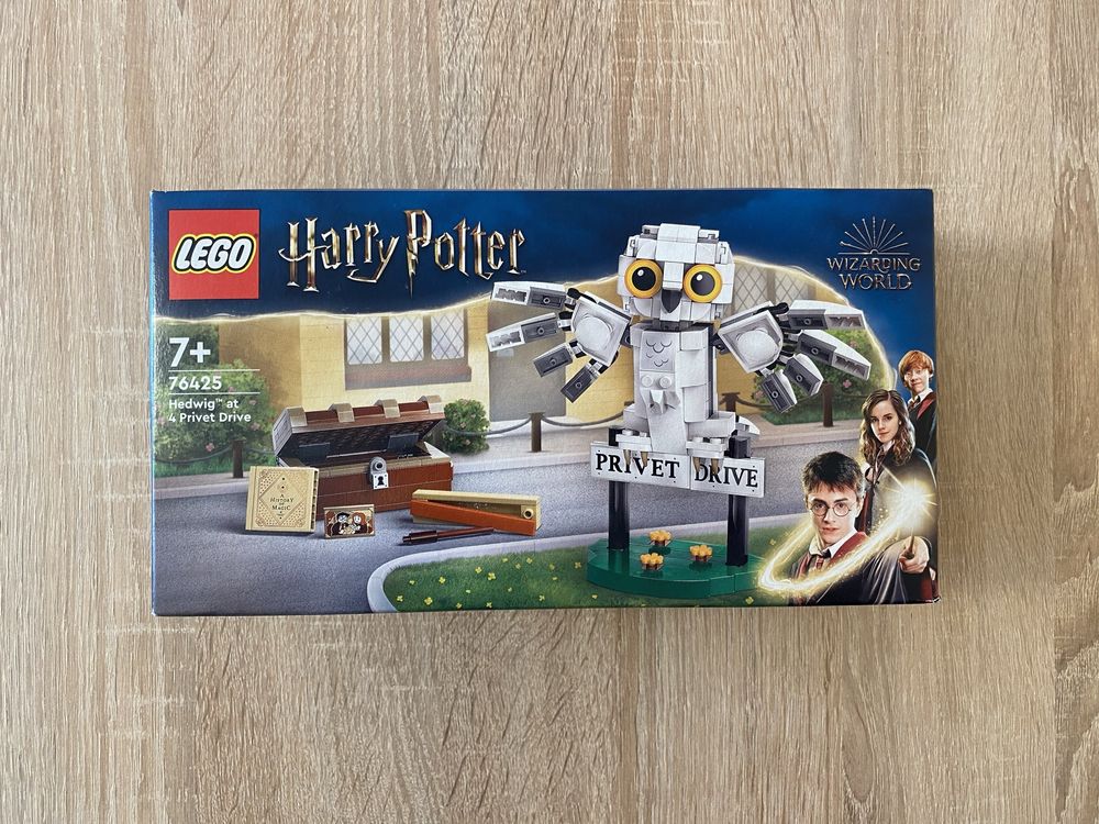 Nowe LEGO Harry Potter 76425 Hedwiga z wizytą na ul Privet Drive 4