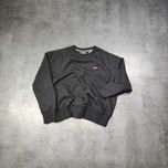 MĘSKA Bluza bez Kaptura Szara Małe Logo Haft Logo Tommy Hilfiger Jeans