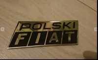 Fiat 126p nowy znaczek emblemat przód Polski Fiat oryginał