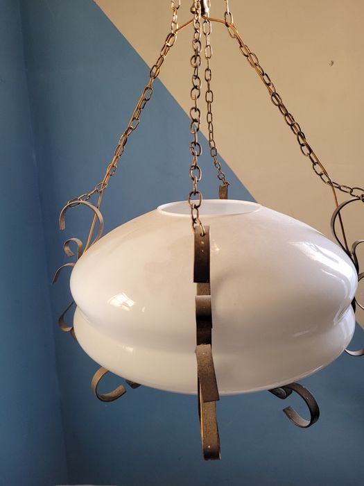 Żyrandol mosiężny