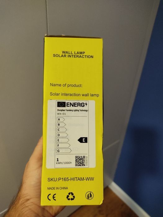 Rewelacyjna lampa solarna LED z czujnikiem ruchu!