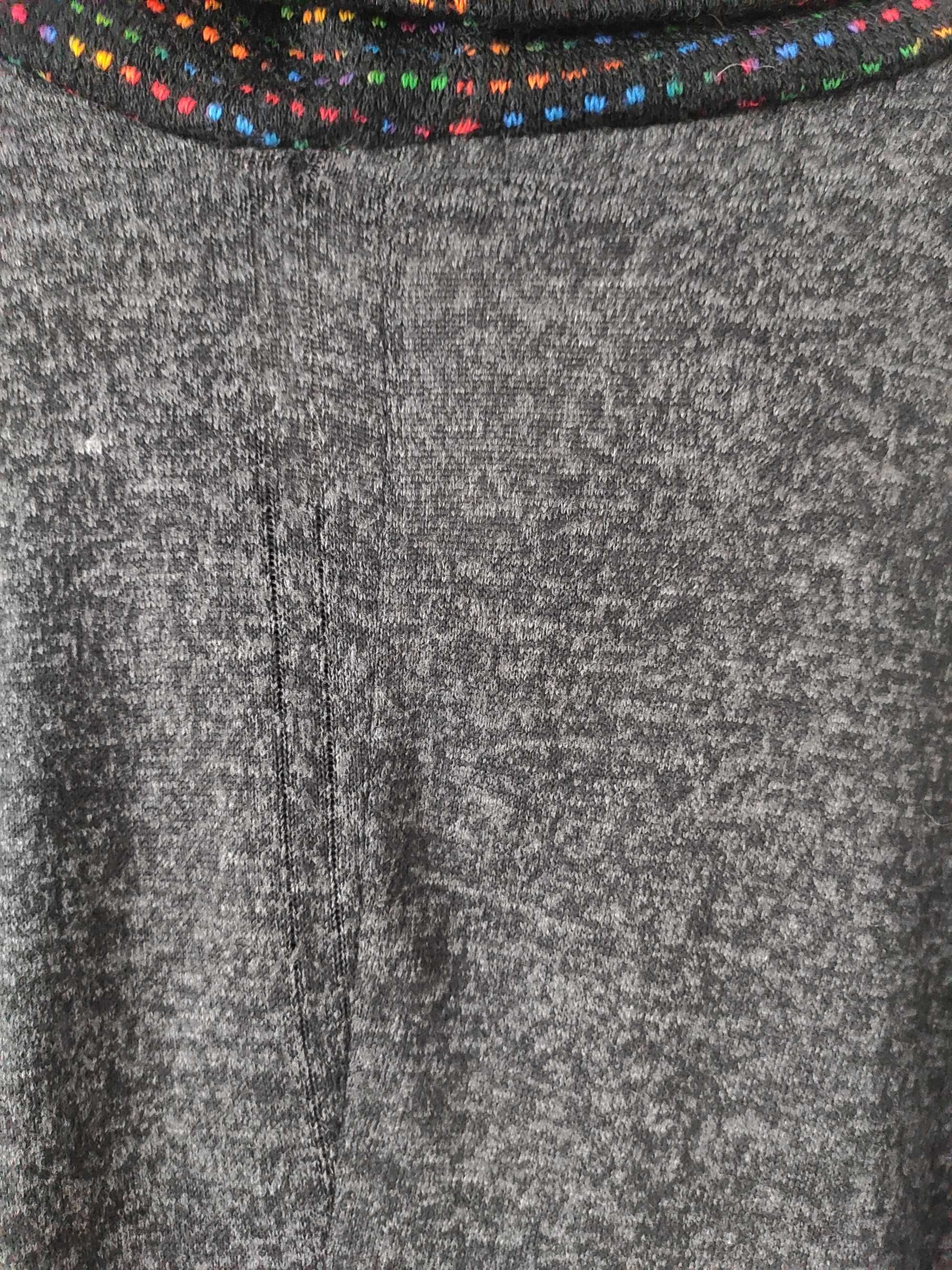 Długa bluzka tunika sweter Made in Italy rozmiar 48/50