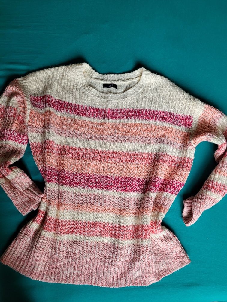 Sweter w paski M