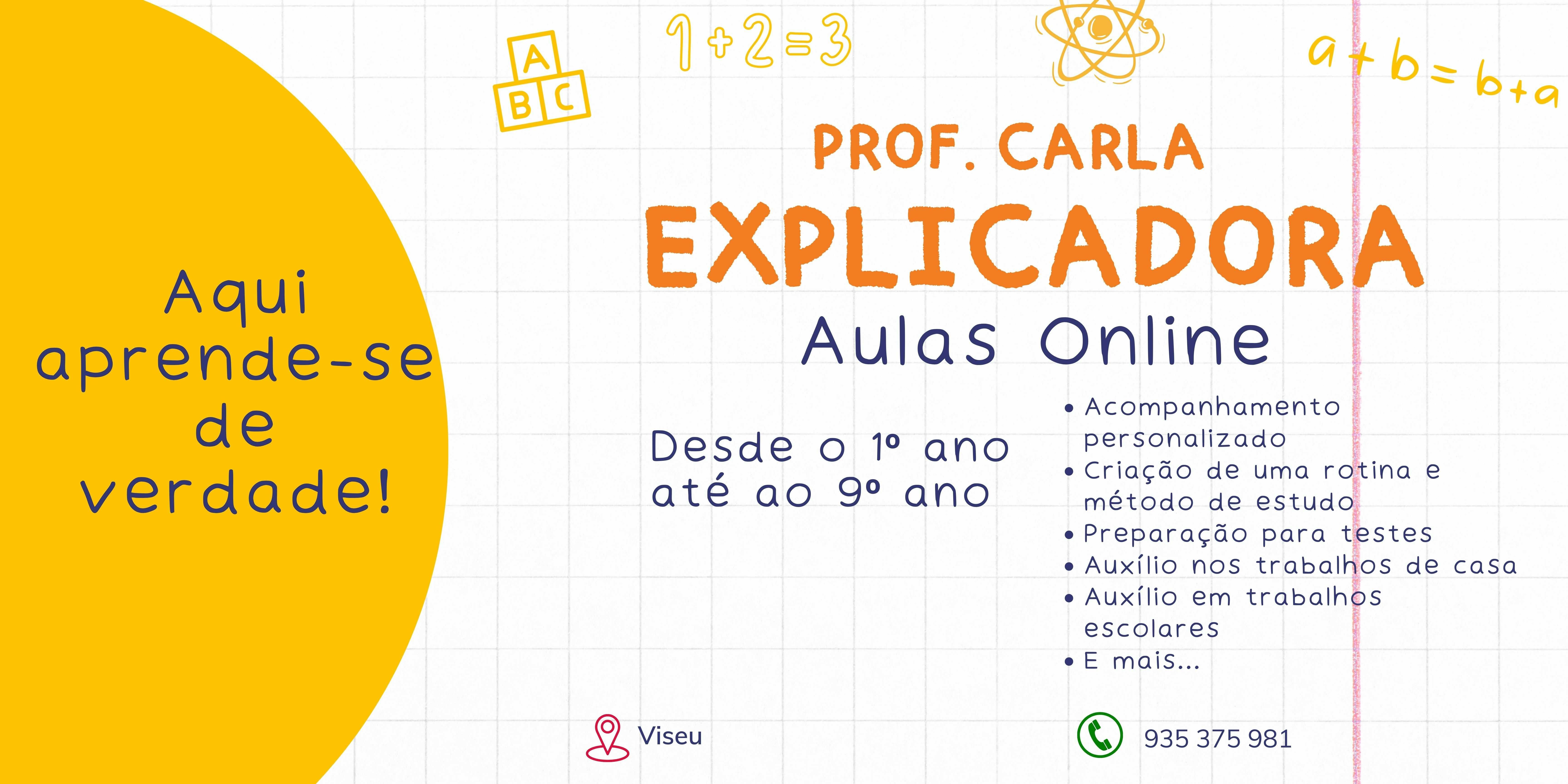 Explicações de 1.°, 2.° e 3.°ciclo