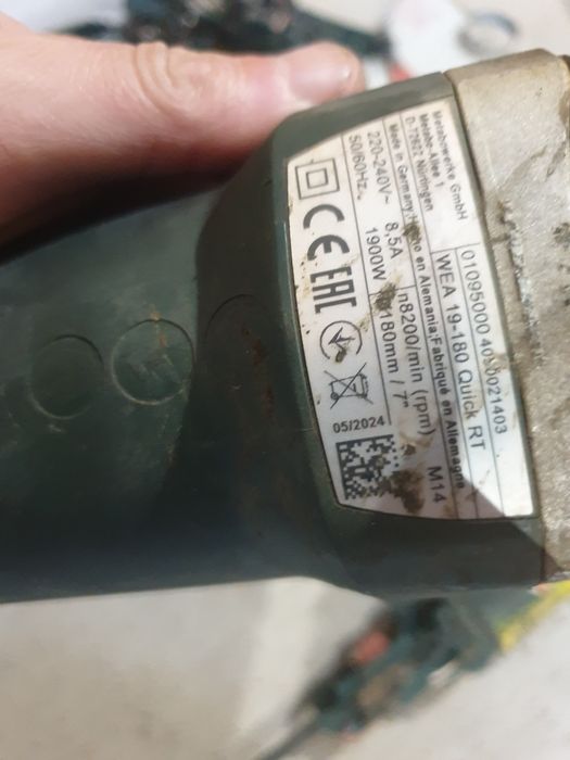 Szlifierki Metabo na części