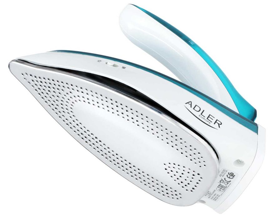 NOWE Adler Żelazko Turystyczne 1700W Parowe Składana Rączka 60ML Małe