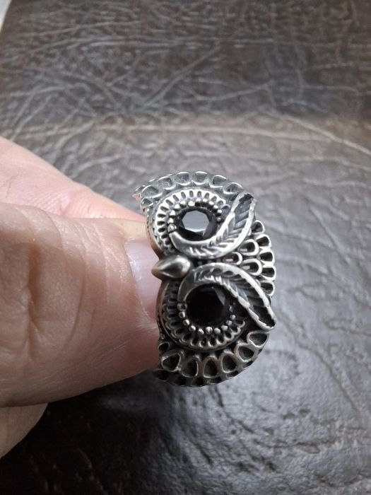 Серебряное кольцо,р 19,5