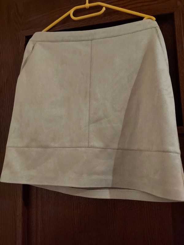 Spódnica Orsay z imitacji zamszu - r.40