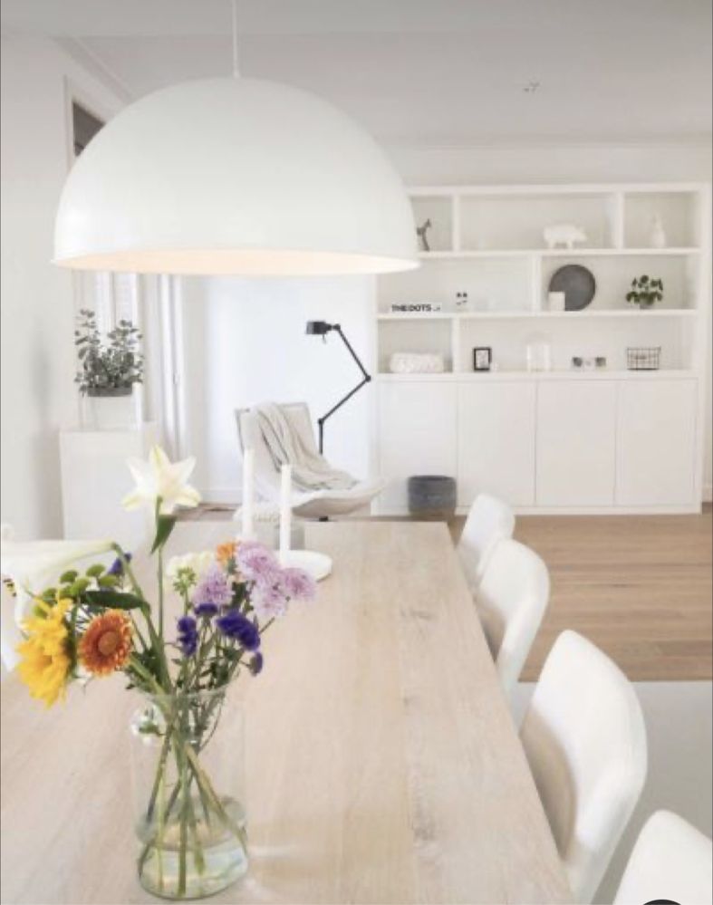 Lampa biała duża 2 szt