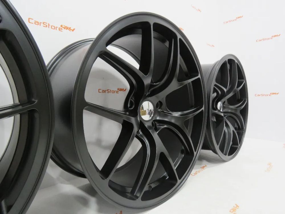 Jantes Look BBS FI 19 8.5 et 33 + 9.5 et 38 5x120 Preto Matte