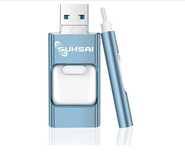 Pendrive SUHSAI Y01T Pamięć  USB 4w1 256 GB (Sky Blue)