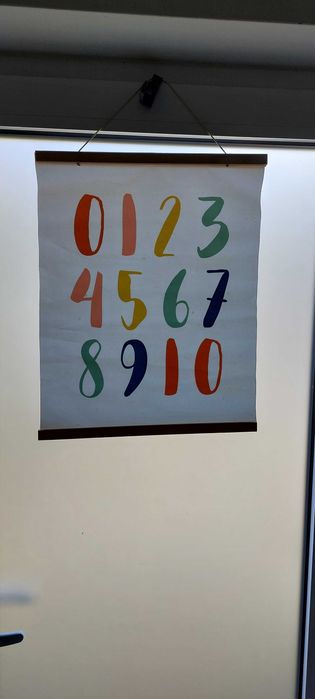 Vendo Poster de Números e Letras