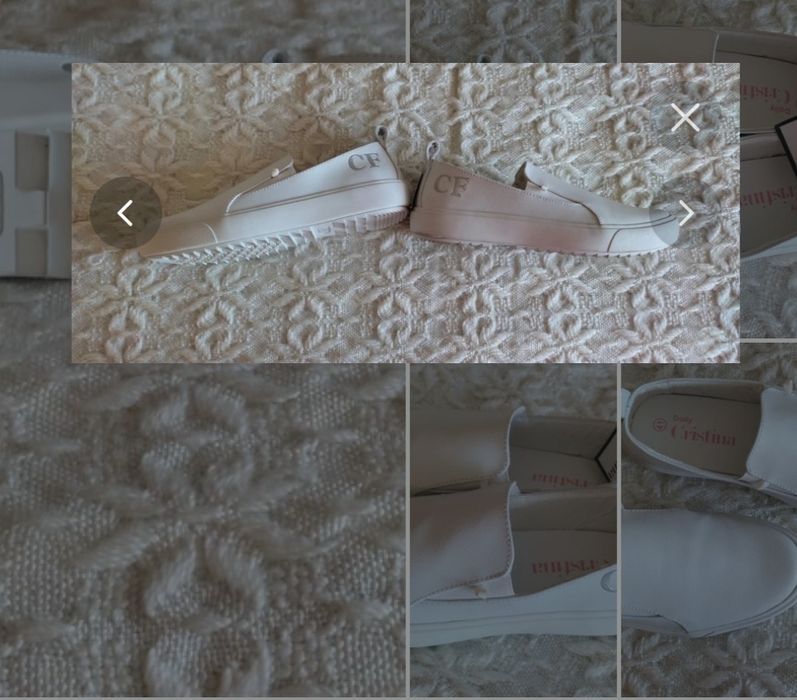 Sapatilhas CF com etiqueta