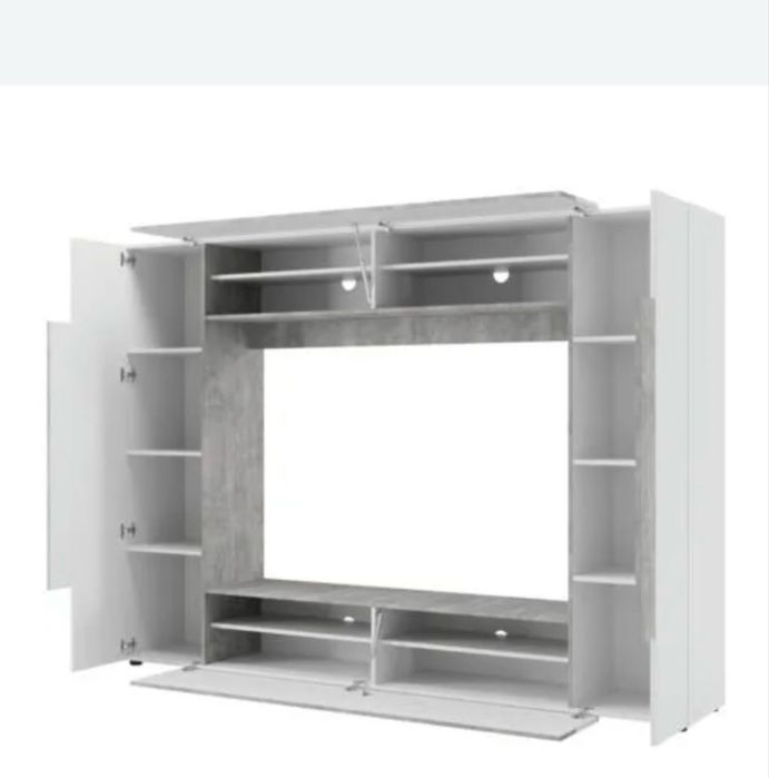 Meblościanka biało- szara/rezerwacja