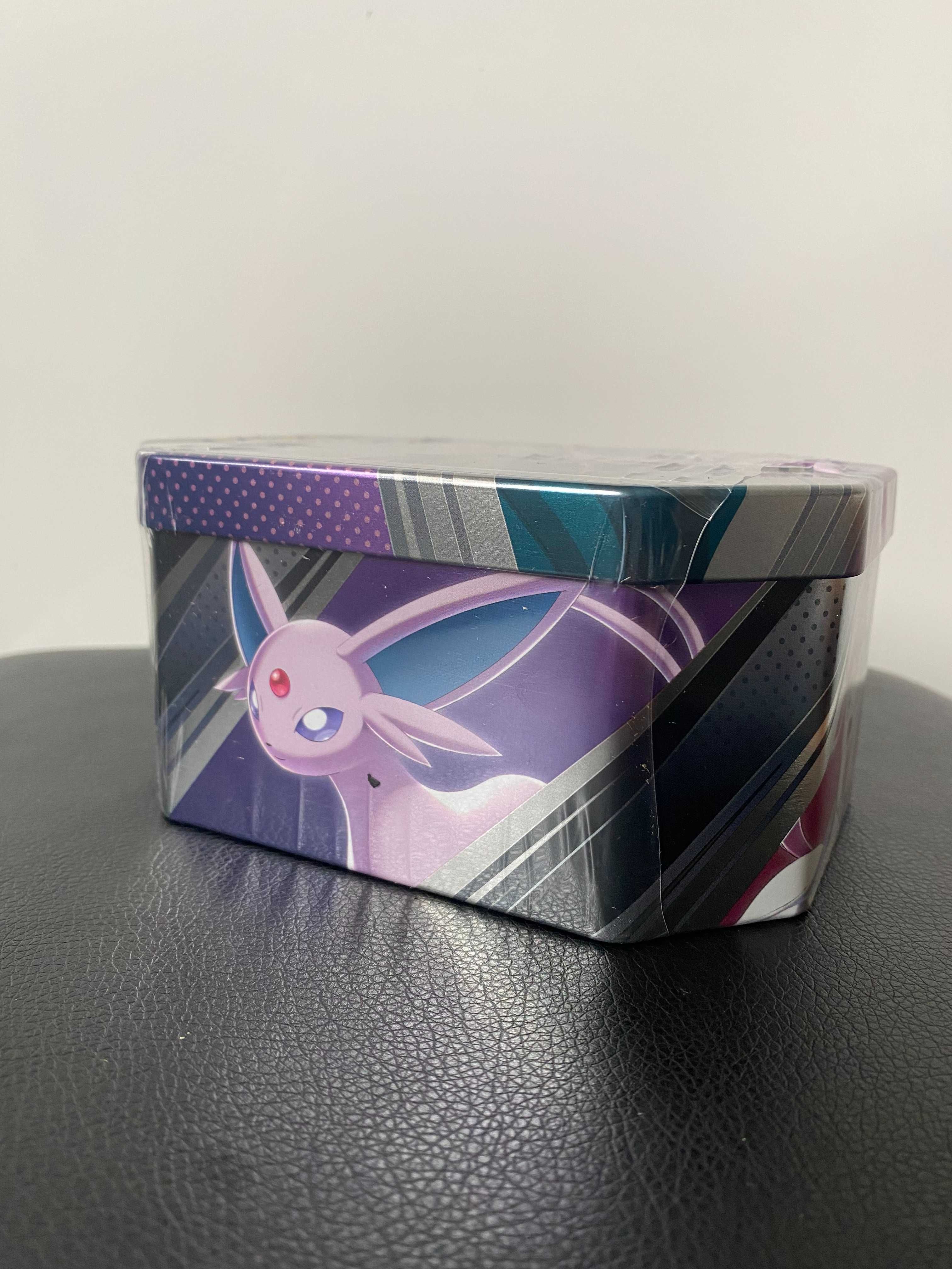 Pokémon TCG:V Heroes Tin – Espeon V,karty pokemon,oryginał,wysylka 24h