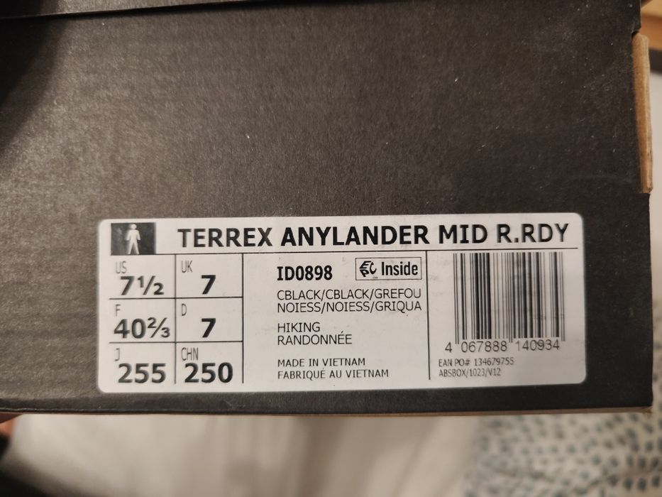 Buty Adidas Terrex Anylander mid R.EDY jak nowe