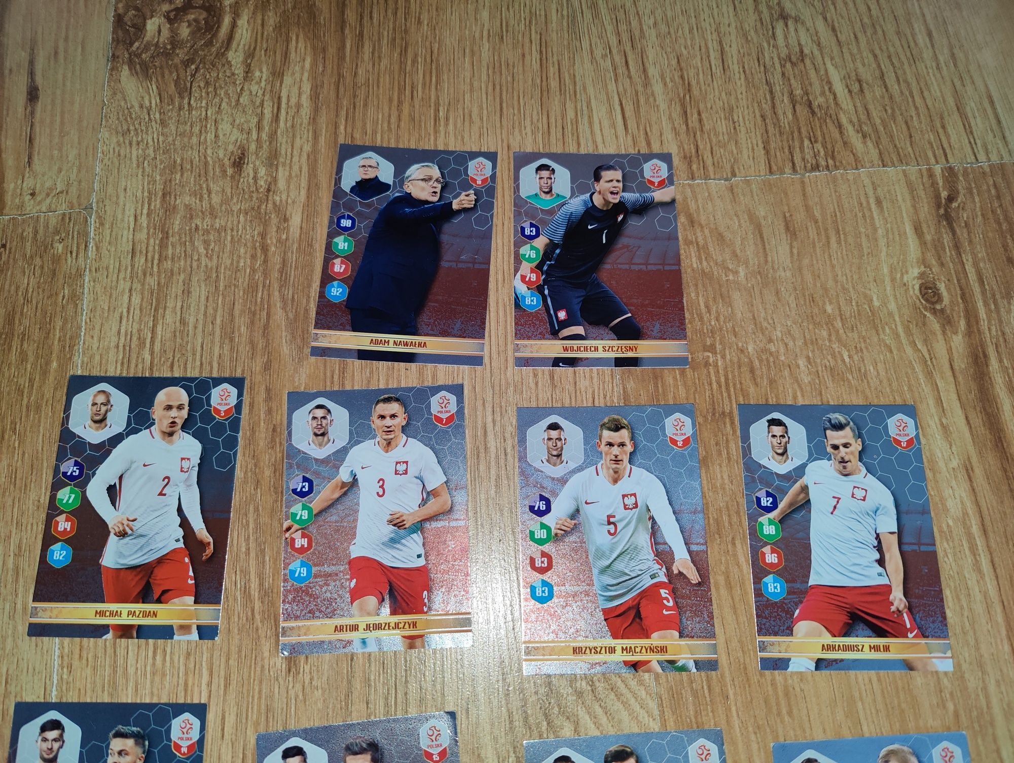 Karty pilkarskie- reprezentacja Polski, Nawałka- Panini