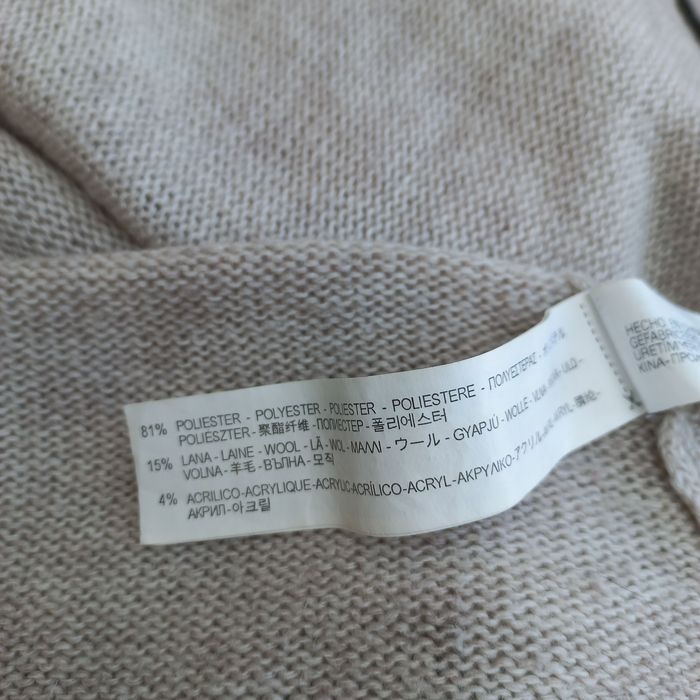 Casaco unisexo bege modelo morcego Tam. M