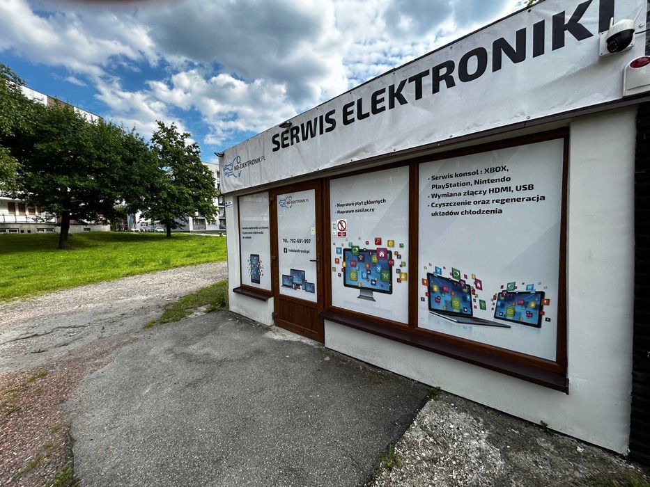 Naprawa laptopów, PlayStation, Xbox, elektronika przemysłowa–Sosnowiec