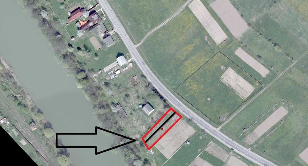 Продам ділянку Великий Бичків під комерцію ГОЛОВНОЇ ДОРОГИ