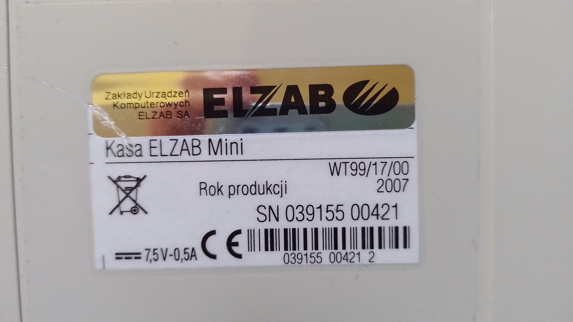 Kasa fiskalna Elzab mini