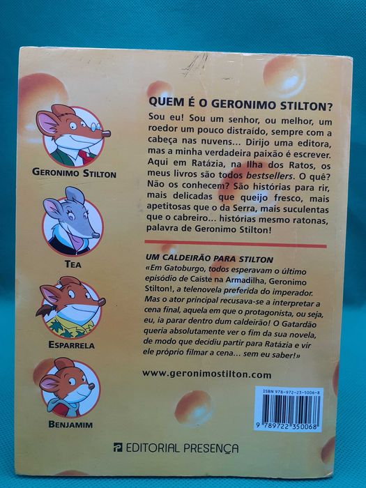 Livro - REF PINF - Geronimo Stilton - Um Caldeirão Para Stilton