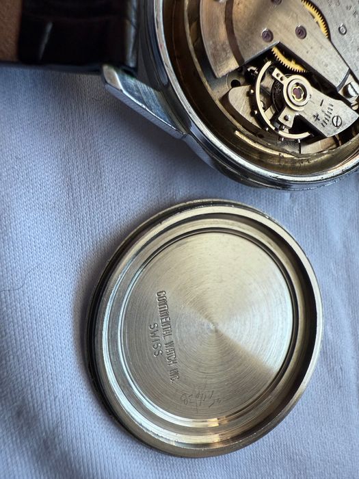 Vintage zegarek swiss Continental Gulf Stream