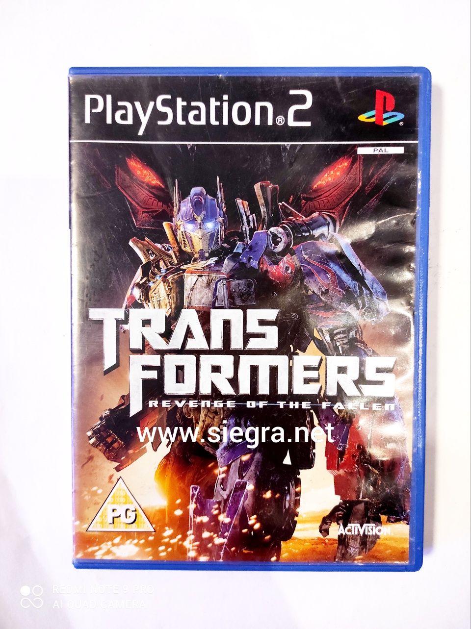 Transformers revenge of The fallen PS2