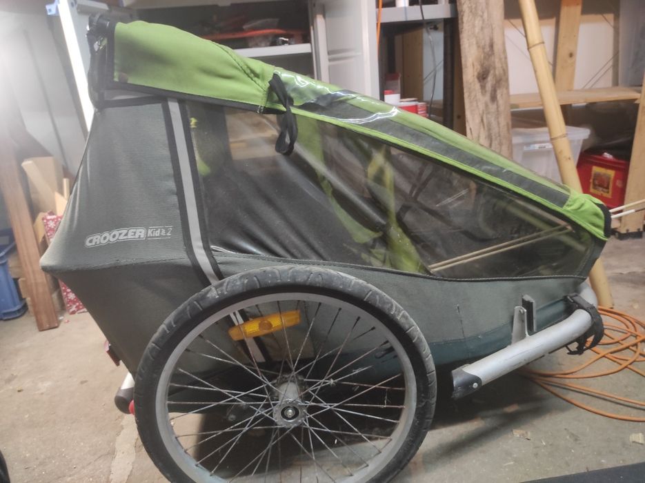 Atrelado para bicicleta/carrinho de mão (2lugares)