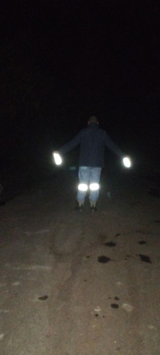 Світловідбиваюча стрічка на застібках-липучках