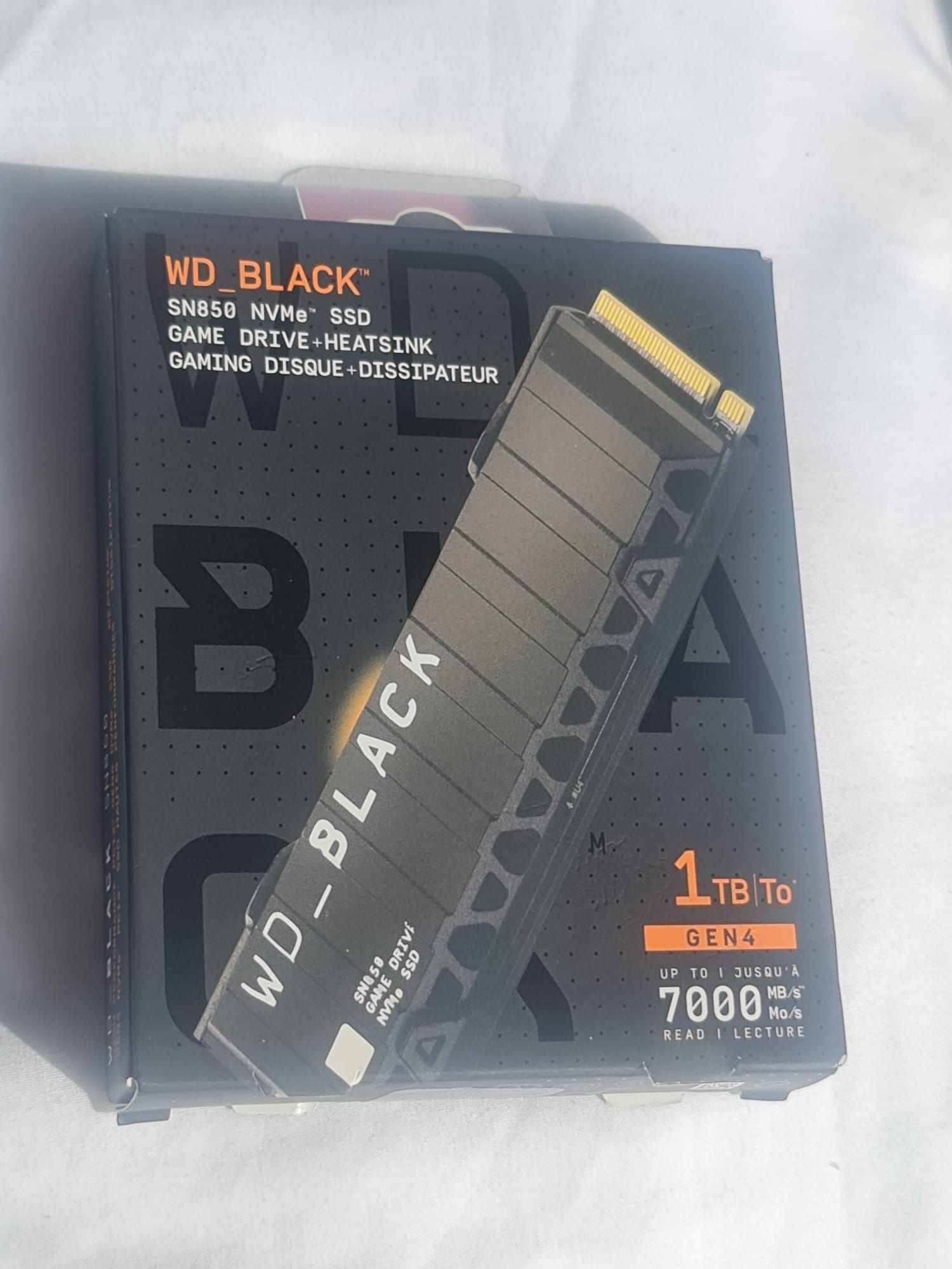 SSD WD Black gen 4 1Tb